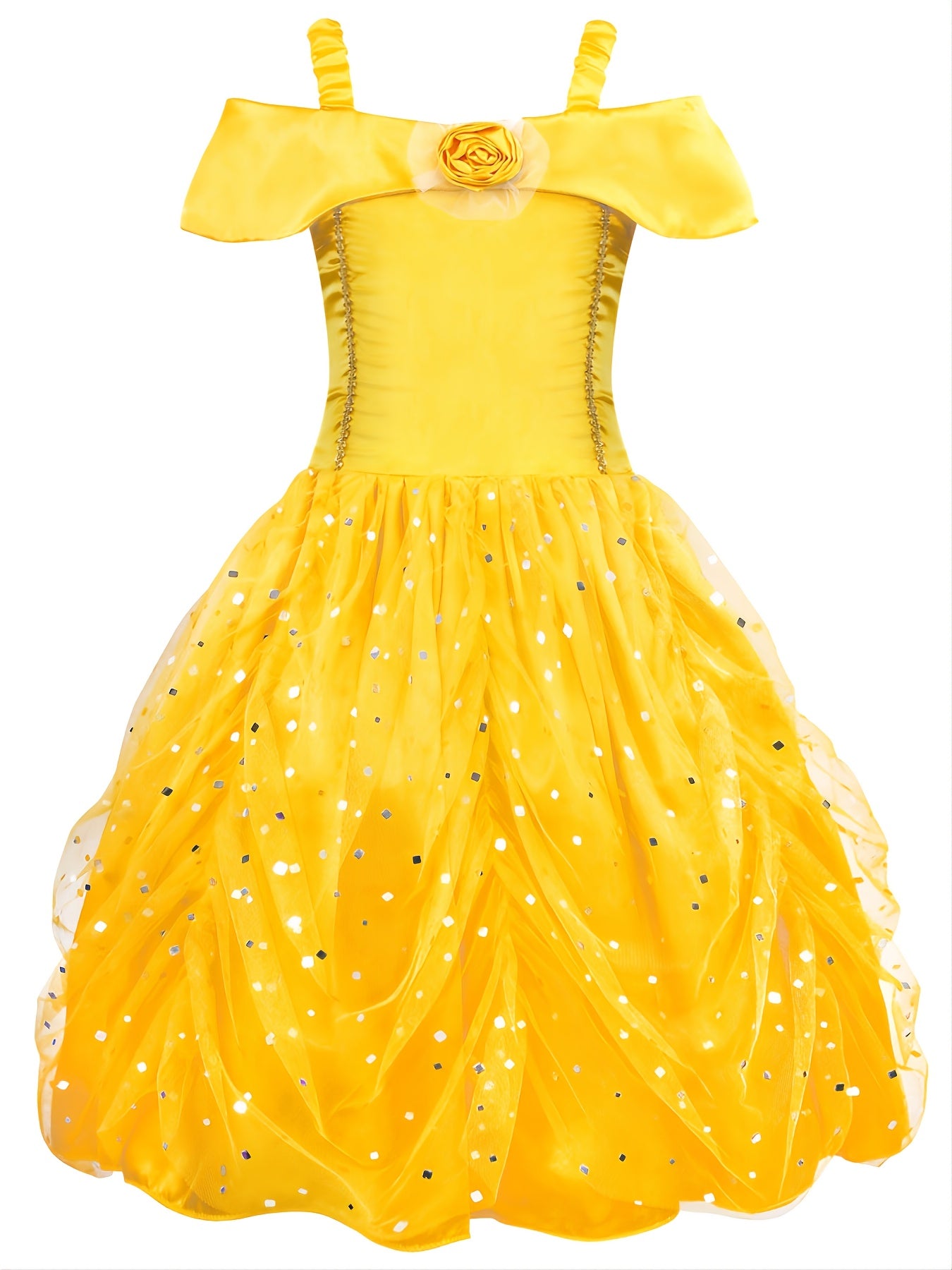Carnevale Girls Christmas Halloween Dress Movie Fairy Tale Princess Dress Carnival Dress with Accessories