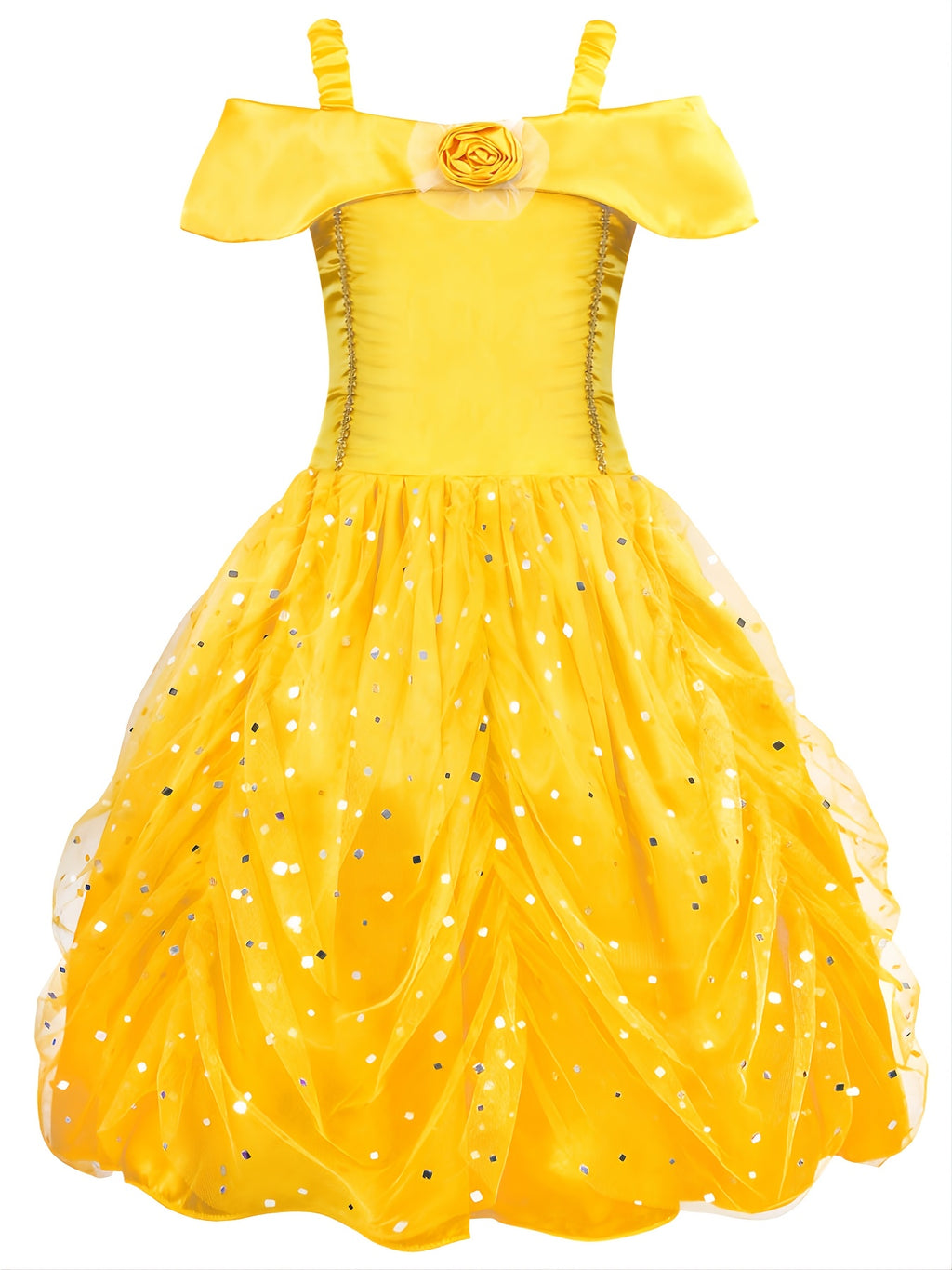 Carnevale Girls Christmas Halloween Dress Movie Fairy Tale Princess Dress Carnival Dress with Accessories