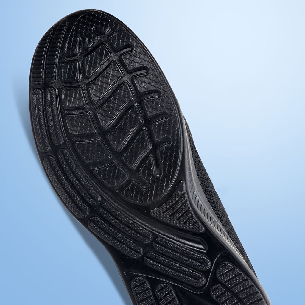 Men's Slip-on Sneakers With Shoelaces - Odor-resistant Athletic Shoes - Lightweight And Breathable