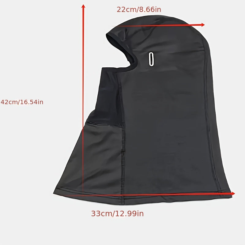 [Motorcycle Riding Balaclava] Breathable & Warm Motorcycle Riding Balaclava Neck Gaiter - Adjustable Ear Loops, Full Face Coverage for Winter Sports, Skiing, and Street Bikes, Skiing Accessory, Sleek Design, Flexible Fit