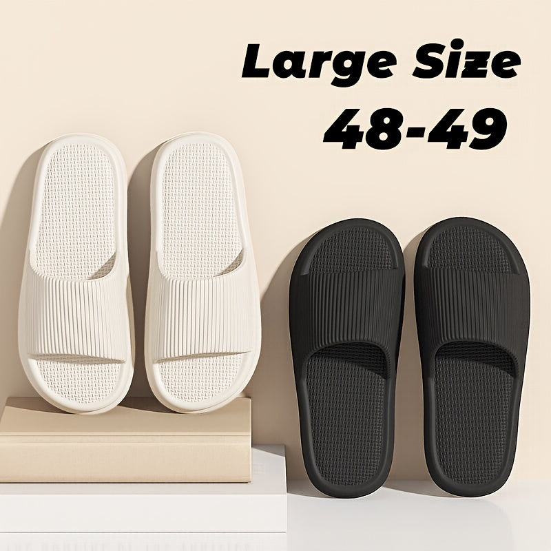 Comfortable EVA Soft Soled Slippers, Non-slip Couple Indoor Home Shower Sandals for Men and Women, Easy to Clean Flip Flops