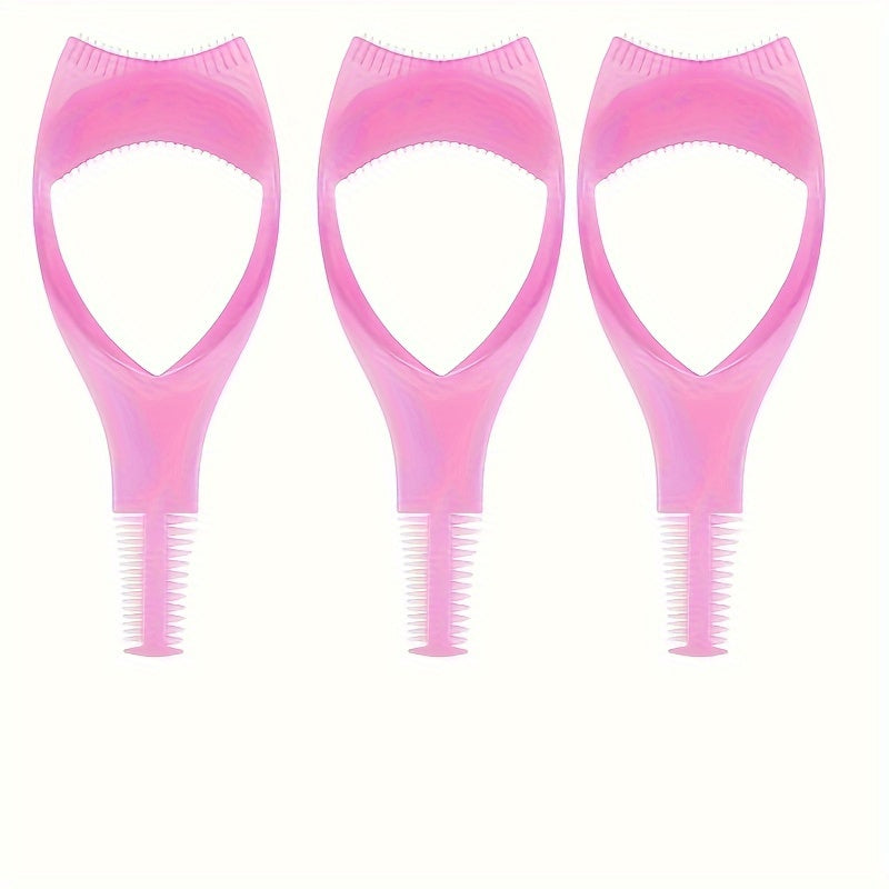 1/3/5 Pcs Eyelash Makeup Auxiliary Tool Upper Lower Eye Lash Mascara Guard Applicator Guide Helper With Eyelash Comb For Makeup