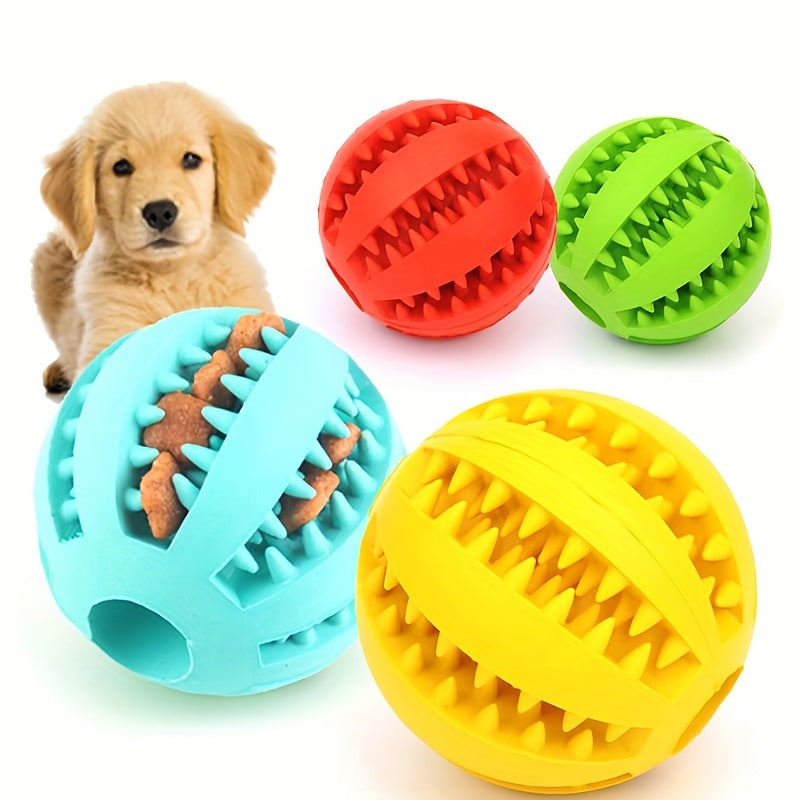 Dog Ball Toy, Dog Food-Leaking Toy, Rubber Chew Toys For Dog, Molar Toy, Pet Interactive Toy