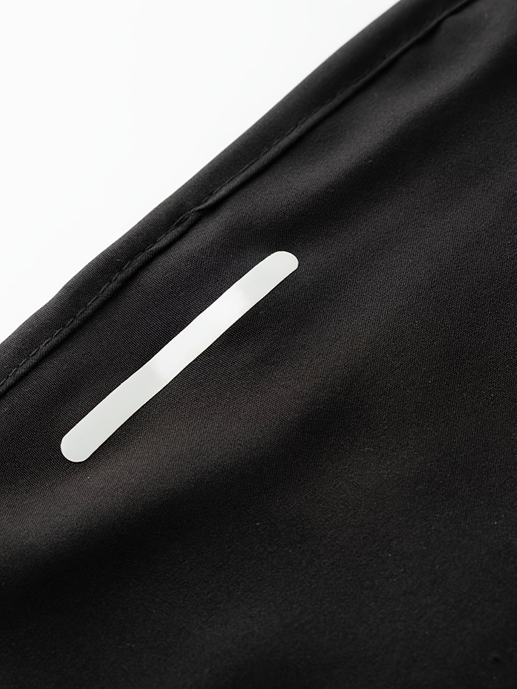 3pcs Reflective Men's Stripe Decor Sports Shorts, Elastic Waist Trendy Fitness for Summer Training