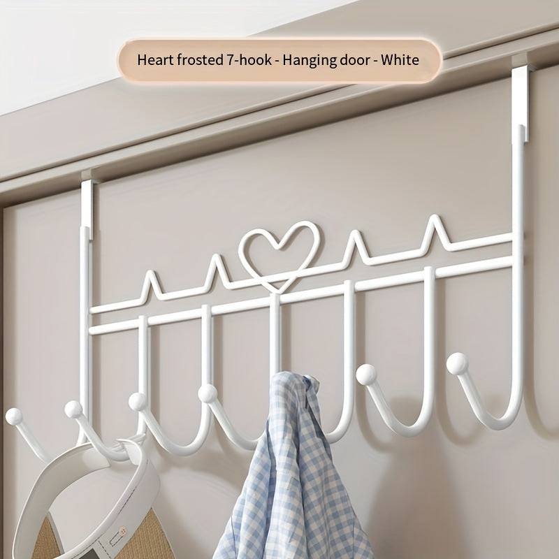 [Multi-Purpose] Contemporary Wall Mounted Hook Rack | Multi-Purpose Organizer | Painted Finish | Home and Office Use | Modern