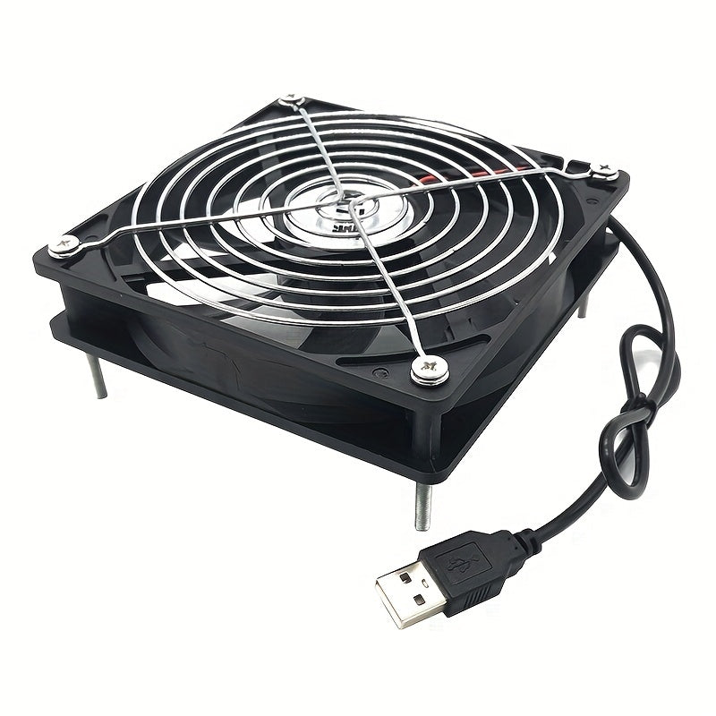 USB Case Fan Router Top Box Cooling Fan 12cm Mute 8CM Cooling Fan 5V Computer Fan
