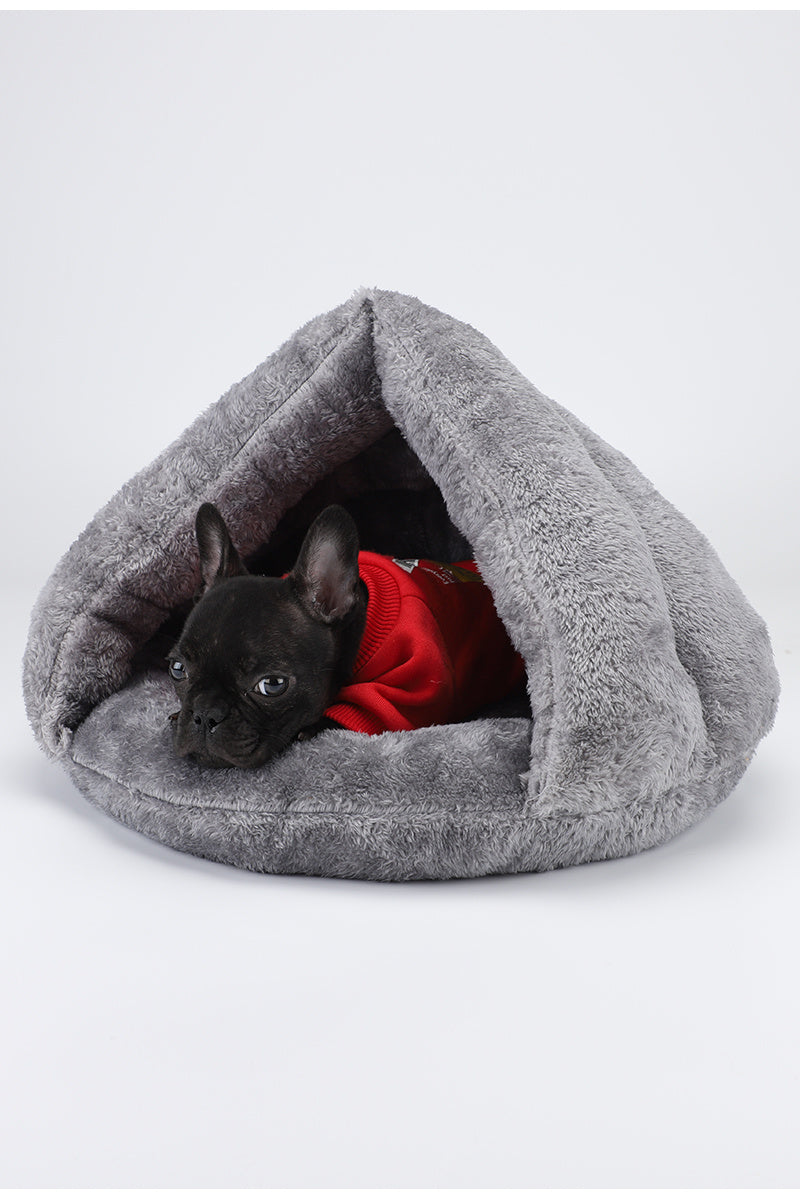 Solid Color Triangle Bed, Pet Bed, Pet Bedding