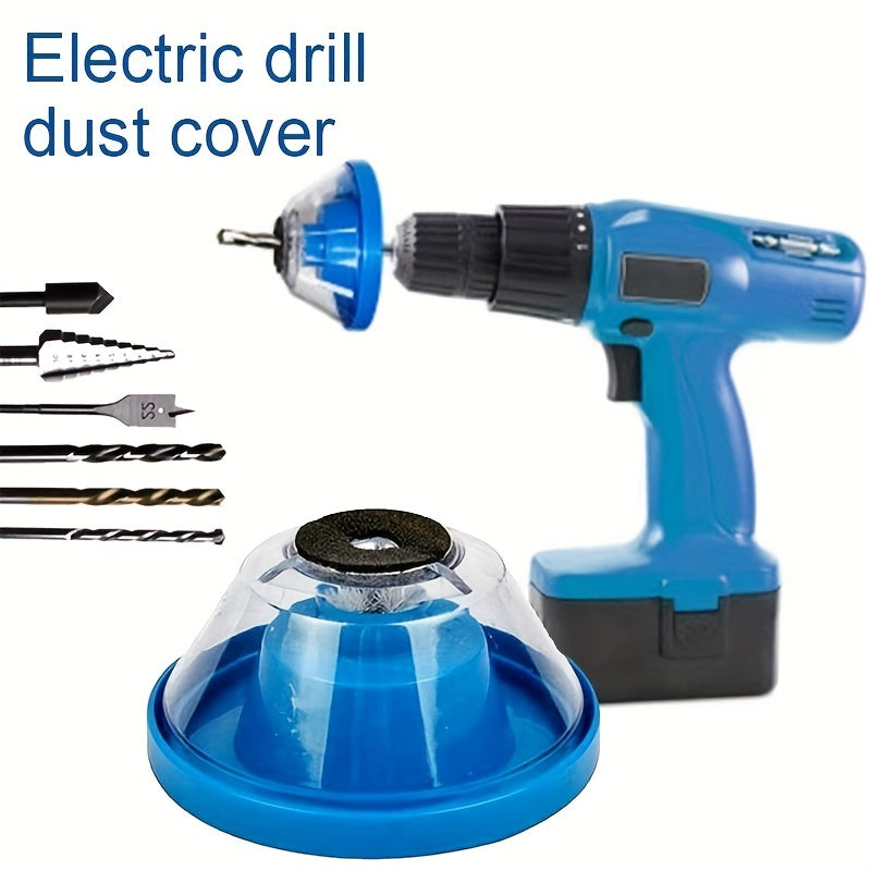 Easy-Clean Drill Dust Collector - Fit for 4-10mm Bits, No-Mess Electric Drill Attachment with Sealed Lid