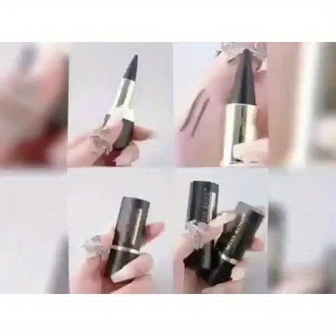 Single-head Matte Waterproof and Smudge Proof Black Eyeliner Balm Solid