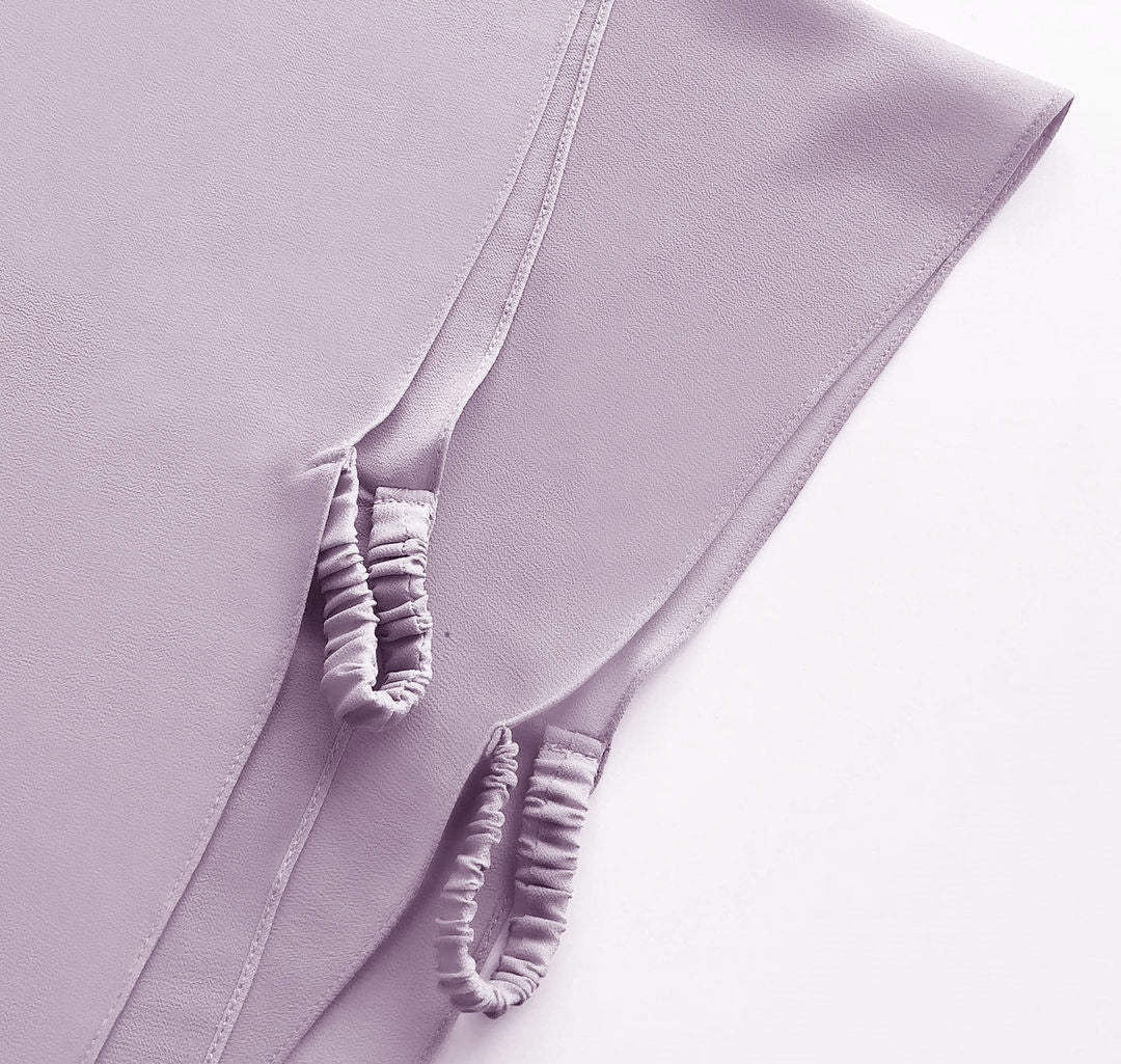 Solid Color Chiffon Scarf Women's Instant Hijab Long Shawl Scarf Lightweight Hair Sleeping Wrap