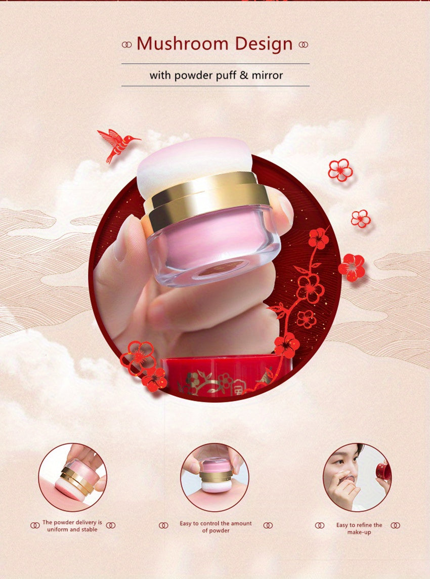 ROUSE Blusher Powder Natural Cheek Rouge Face Powder Nude Makeup Brightening Complexion Repair Moisturizing Nourishing