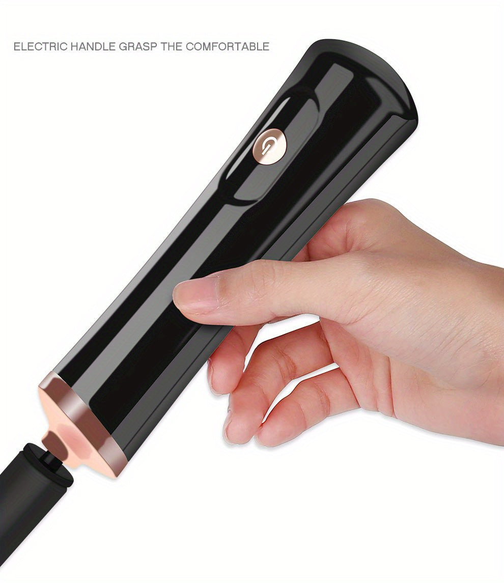 QuickClean Battery-Operated Makeup Brush Cleaner - Efficient Residue Removal, Adjustable Speeds, With Drying Function, Perfect for Home and Travel Use