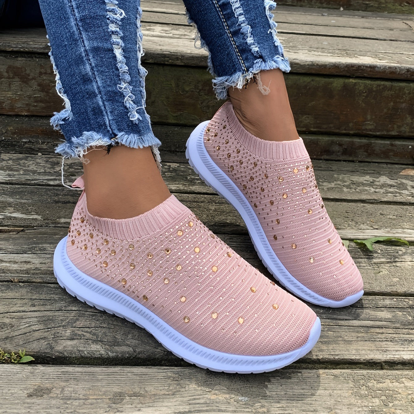 Women's Colorblock Mesh Platform Breathable Sneakers, Lightweight Lace Up Low Top Women's Shoes