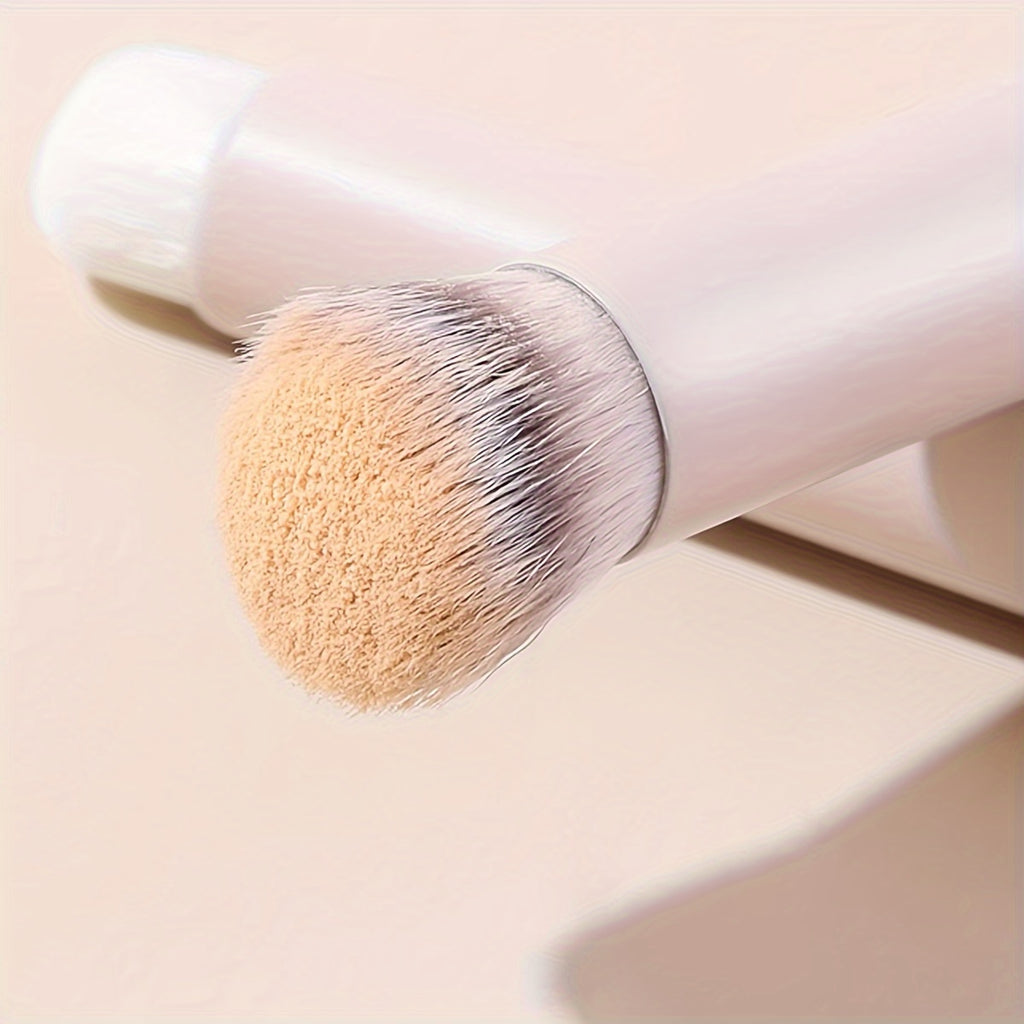 Concealer Brush Under Eye Mini Angled Flat Top Kabuki Nose Contour Brush For Concealing Blending Setting Buffing With Powder Liquid Cream Cosmetic Pro Small Makeup Foundation Brushes 270, 1pc