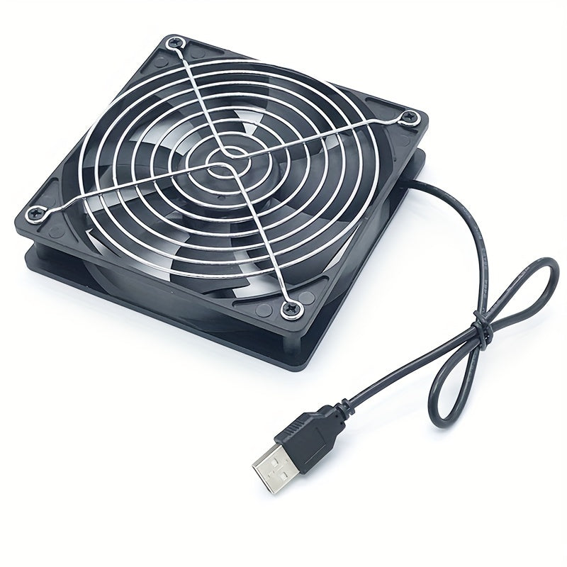 USB Case Fan Router Top Box Cooling Fan 12cm Mute 8CM Cooling Fan 5V Computer Fan