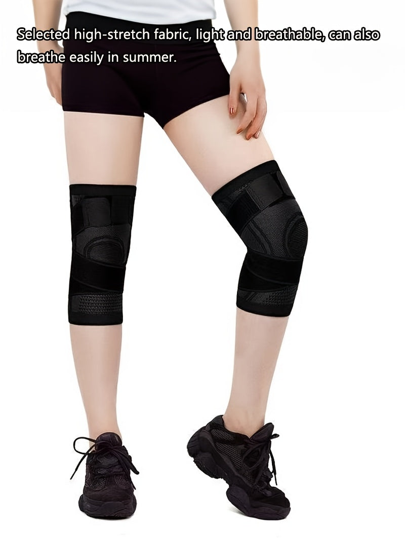 1pc Strap Knee Protector Sports Knee Support Adjustable Compression Breathable Joint Protection Sports Knee Protector Strap Compression Basketball Running, Knee Compression with Gel