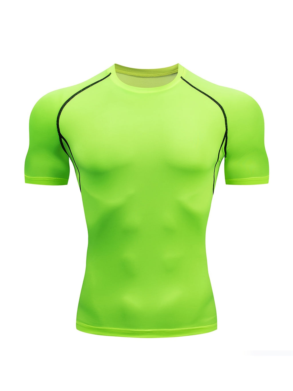 Quick-Drying Men's Base Layer Top for Outdoor Training - High Stretch & Breathable