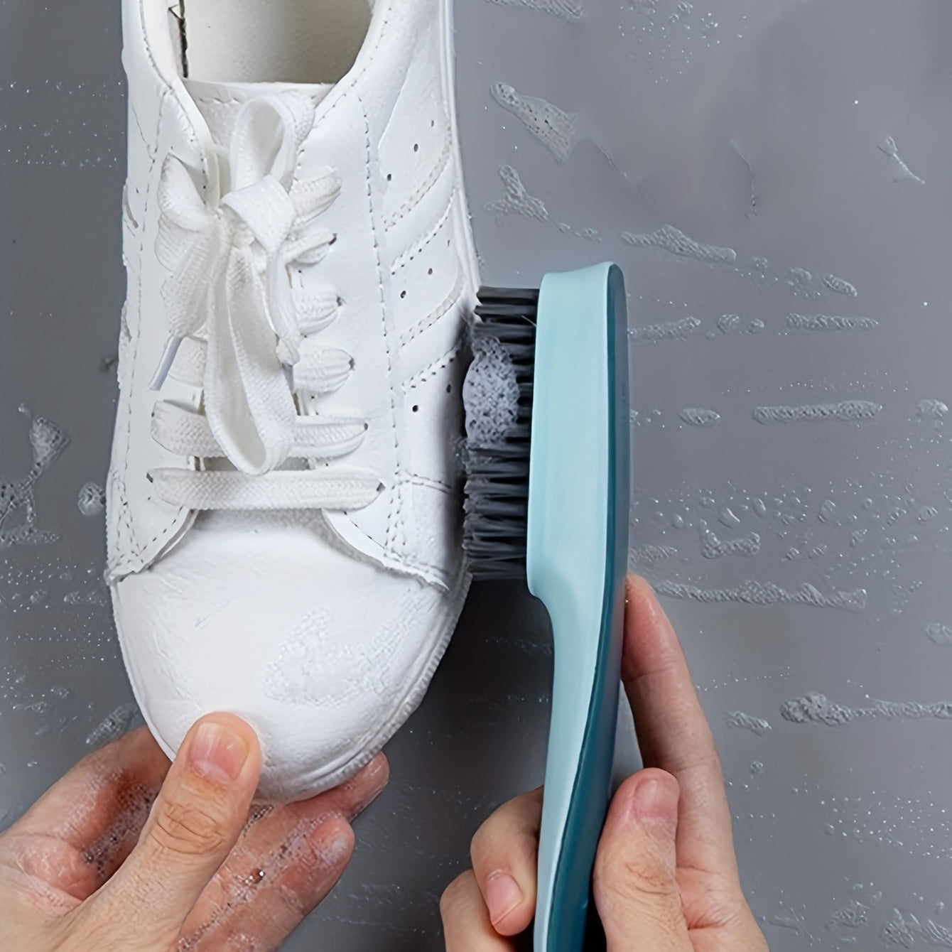 1PC Simple Shoe Cleaning Brush, Plastic Clothes Scrubbing Brush, Household Cleaning Tools