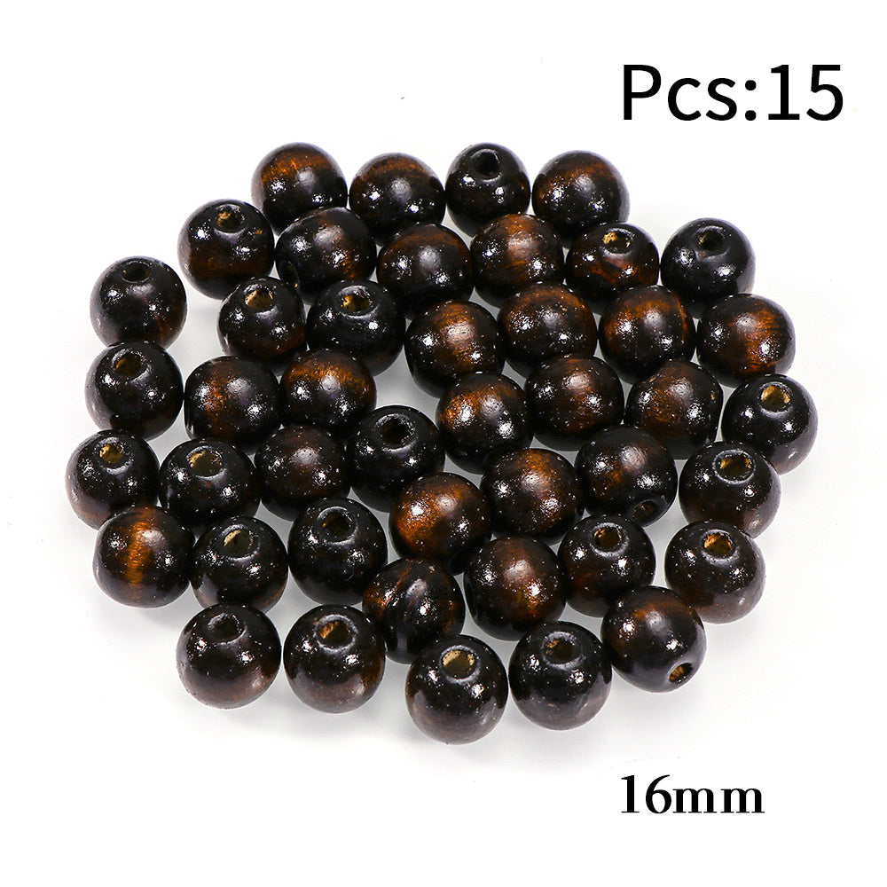 Wooden Beads DIY Jewelry Making Hand Craft Fine Jewelry 6 8 10 12 18 20MM
