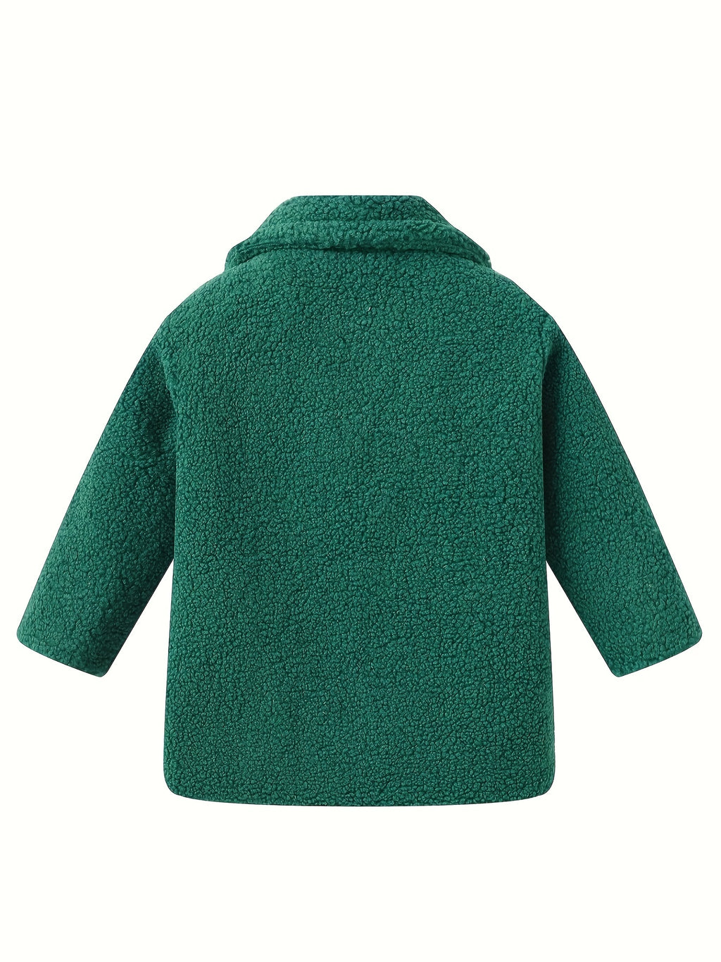 JOMAKE Girls' Winter Coat - Pastel Pink & Ombre Jacket with Button Front Closure, Soft Fleece-Lined Lapel Collar, Non-Stretchy Fabric for Everyday & Formal Events, Long Sleeve Casual Outerwear for School, Travel - Cute Korean