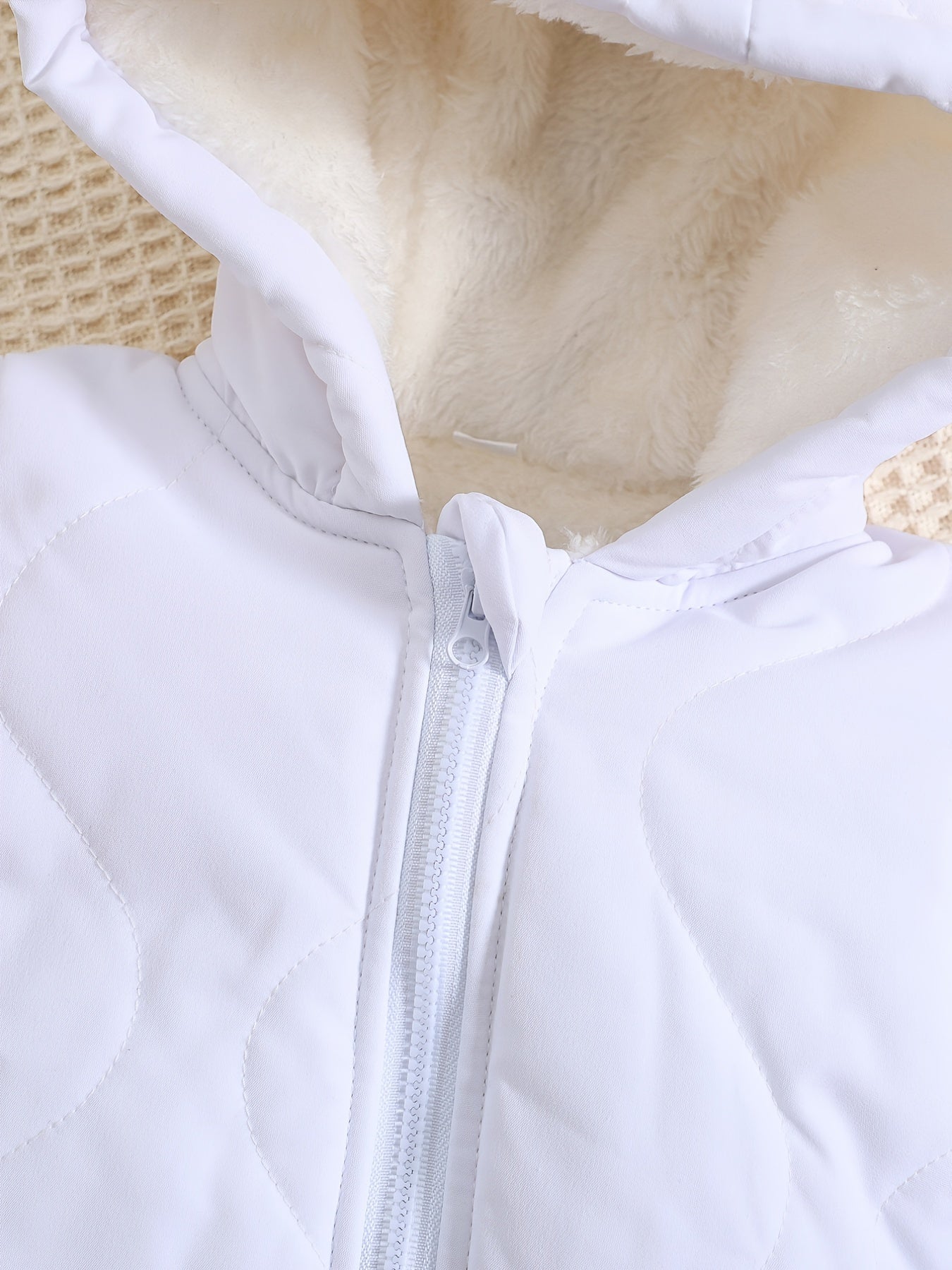 Baby Thickened Romper Autumn and Winter Outdoor Suit Newborn Set with Fleece Lining Zipper for 0-1 Year Old Youngsters' Clothes Christmas/Halloween/Thanksgiving Day, for Outdoor