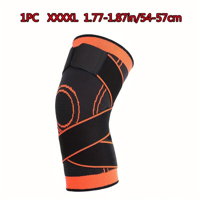 1pc Strap Knee Protector Sports Knee Support Adjustable Compression Breathable Joint Protection Sports Knee Protector Strap Compression Basketball Running, Knee Compression with Gel