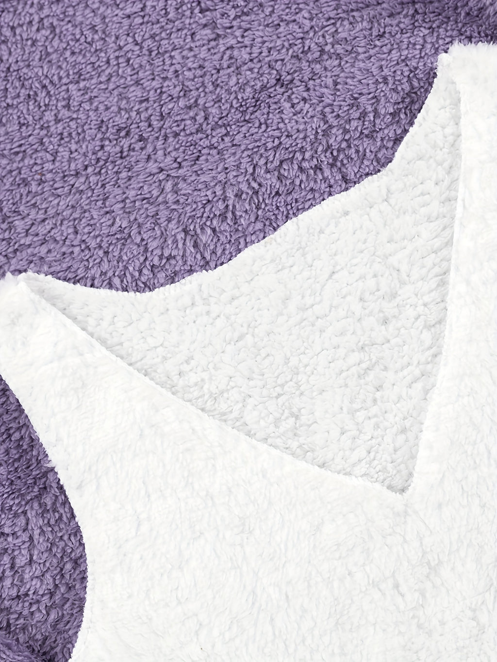 Warm Fuzzy Pajama Set, Long Sleeve Hooded Robe & Tank Top & Drawstring Shorts, Women's Sleepwear & Loungewear