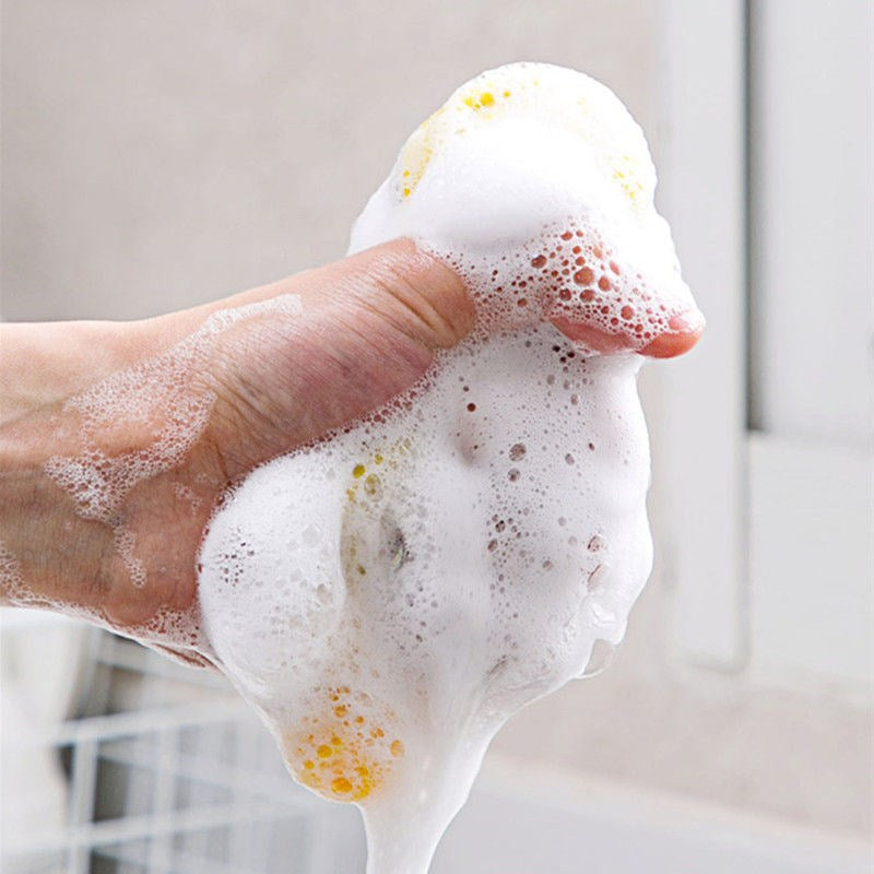5/10pcs, Double Side Dishwashing Sponge Pan Pot Dish Wash Sponges Household Cleaning Tools Kitchen Tableware Dish Washing Brush
