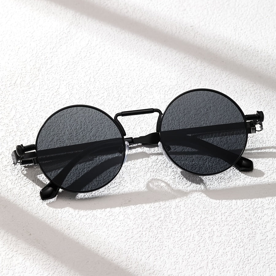 ENSAEJOE, 1pc Men's Round Frame Fashion Glasses