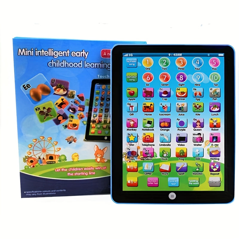 Youngsters' Educational Tablet Toy - Fun Learning Pad Toy for Boys & Girls, Battery-Powered, Multicolor