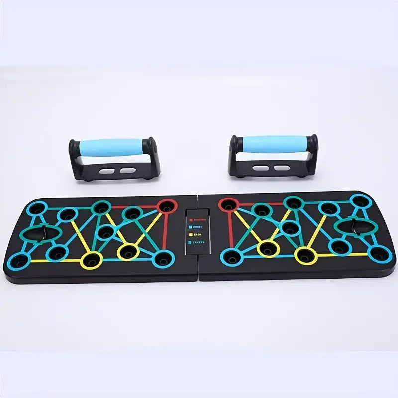 Multi-Functional Push Up Board For Home Workouts - Detachable Bars For Targeted Muscle Training