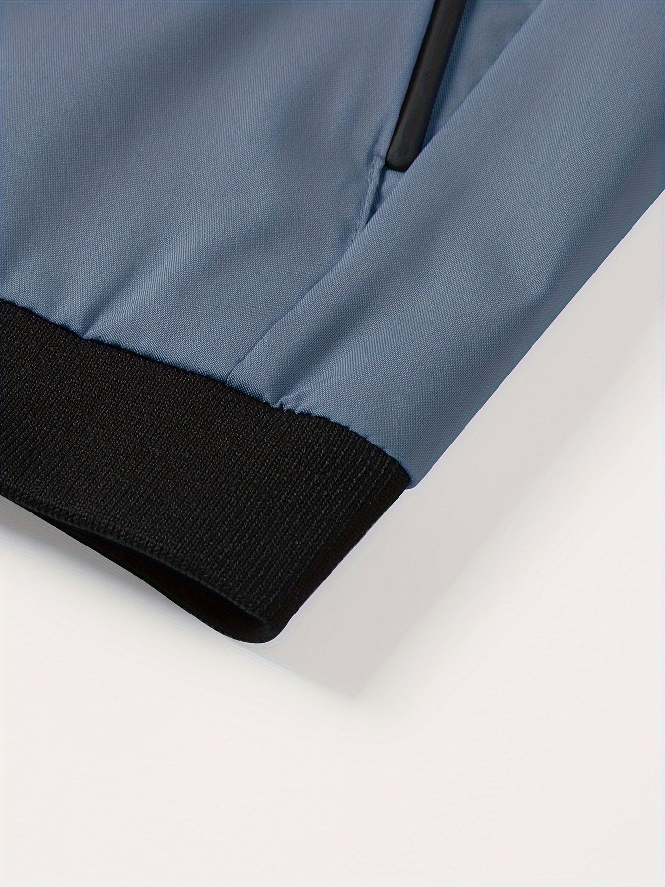 Men'S Letter Embroidered Casual Bomber Jacket