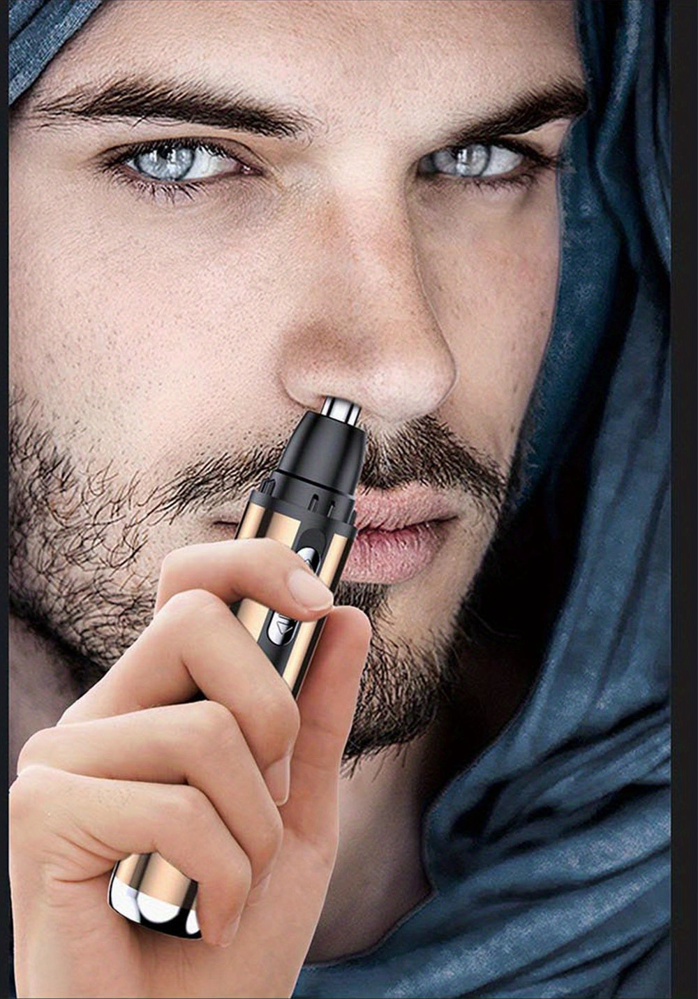 WEEME Electric Nose Hair Trimmer, USB Rechargeable Nose and Ear Hair Clipper, Unisex Nose Shaver, Eyebrow and Facial Hair Removal Device