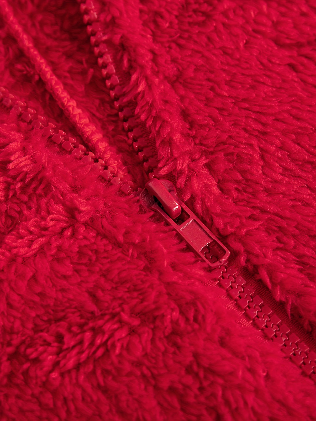 Fuzzy Hooded Pajama Jumpsuit For Music Festival, Comfy & Cute Long Sleeve Zipper Pajamas, Women's Lingerie & Sleepwear