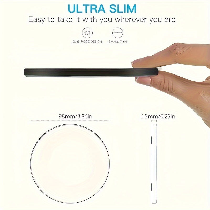 Desktop Wireless Charger, 15W Max Fast Wireless Charging Pad for iPhone 15/15 Pro/15 Plus/15 ProMax/14/14 Pro/14 Pro Max/14 Plus/13/13 Pro/13 Pro Max/13 Mini/12/11/8, Samsung S24/S24Ultra/S23 Ultra/S22/S21/S20/Note 20/10, Air