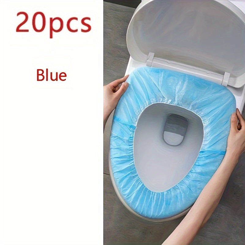 10/20PCS Disposable Toilet Seat Cover, Portable Toilet Seat Cover For Business Travel, Essential Travel Accessories For Airplanes And Camping, Bathroom Accessories, Toiletries, Teen Gifts