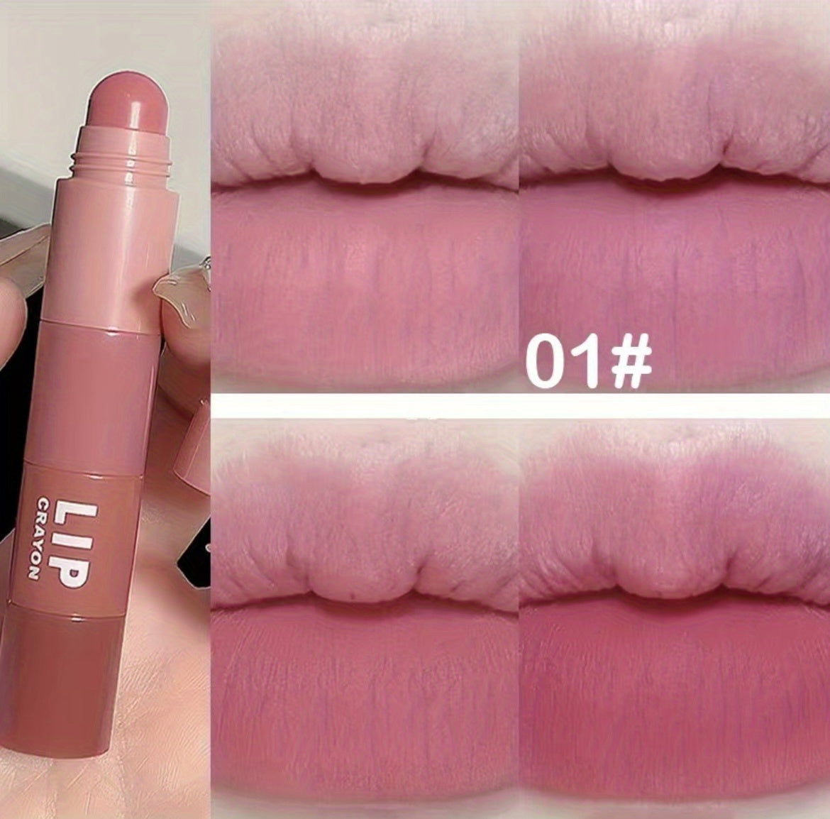 4-in-1 Matte Waterproof Velvet Long Lasting Multicolor Lipstick - Makeup Lips with Creamy Texture, Travel-Friendly Design, and Perfect Gift for Ladies on Valentine's Day