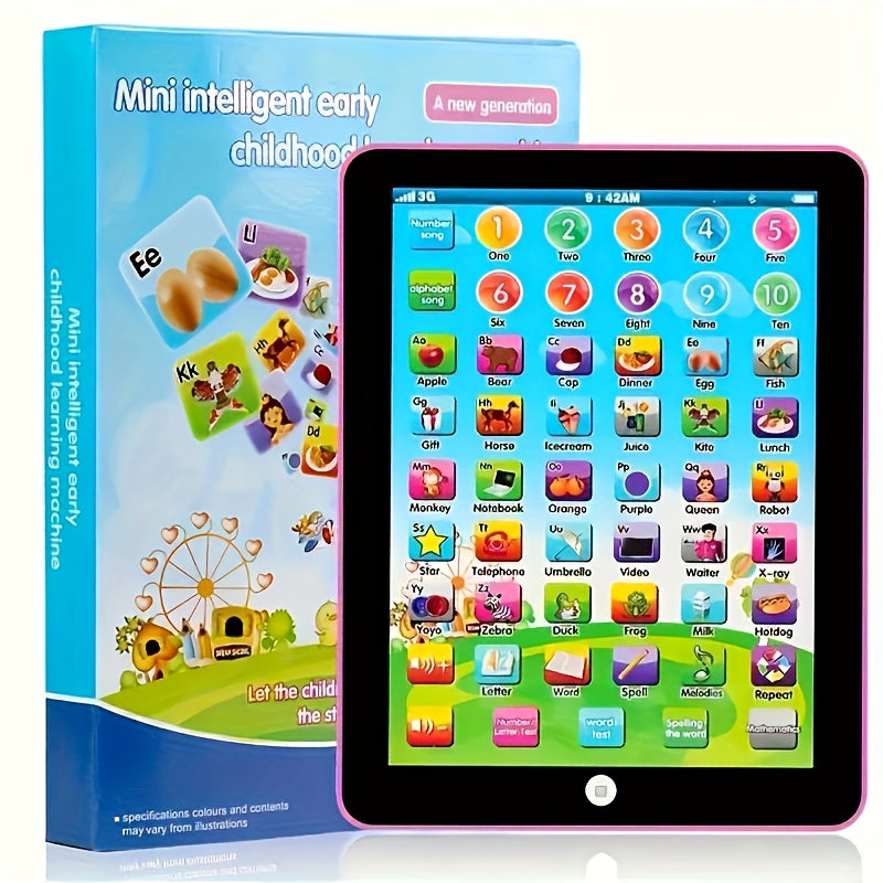 Youngsters' Educational Tablet Toy - Fun Learning Pad Toy for Boys & Girls, Battery-Powered, Multicolor