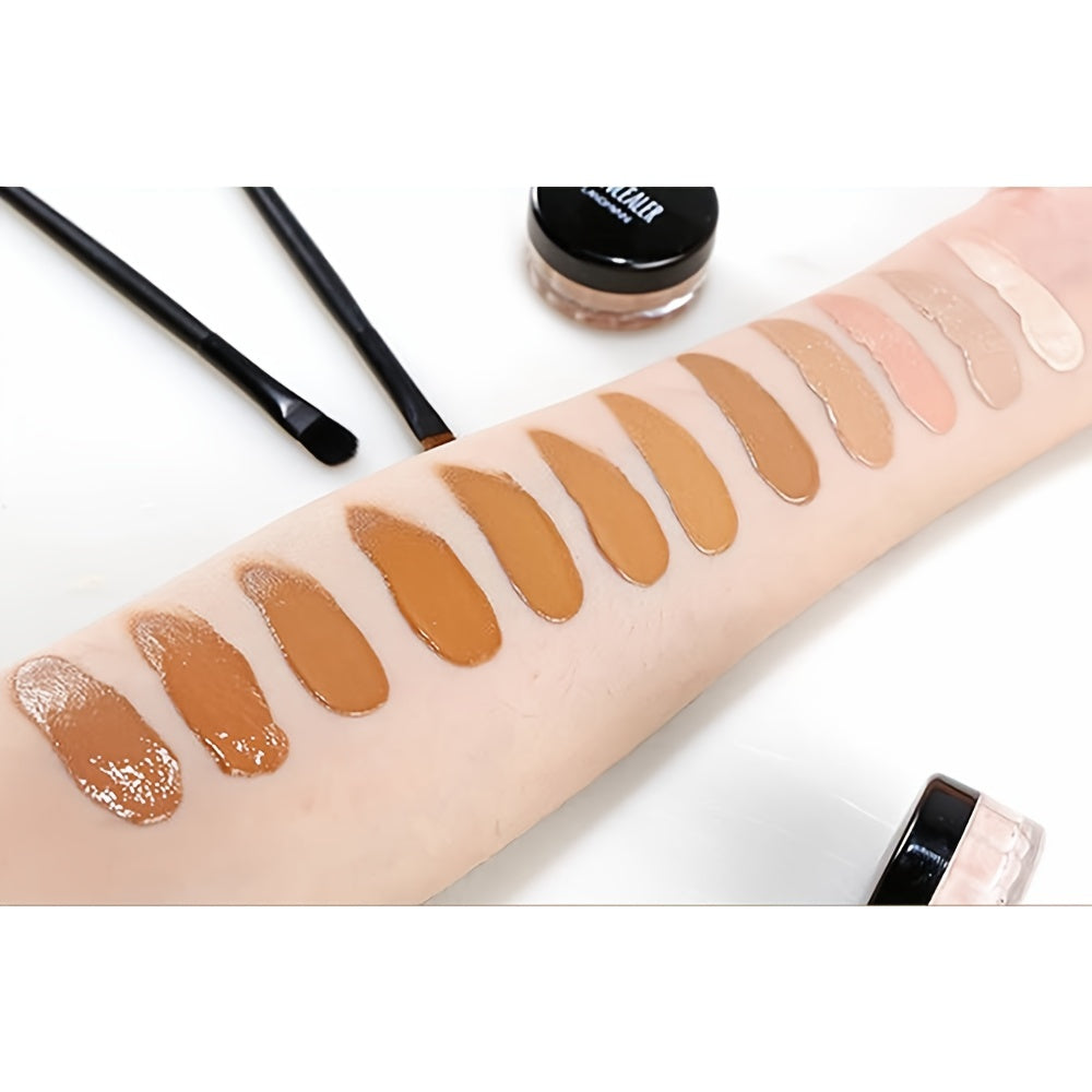 Concealer Foundation Professional Full Cover Matte Base Make Up Waterproof, Moisturizing And Brightening Liquid Foundation