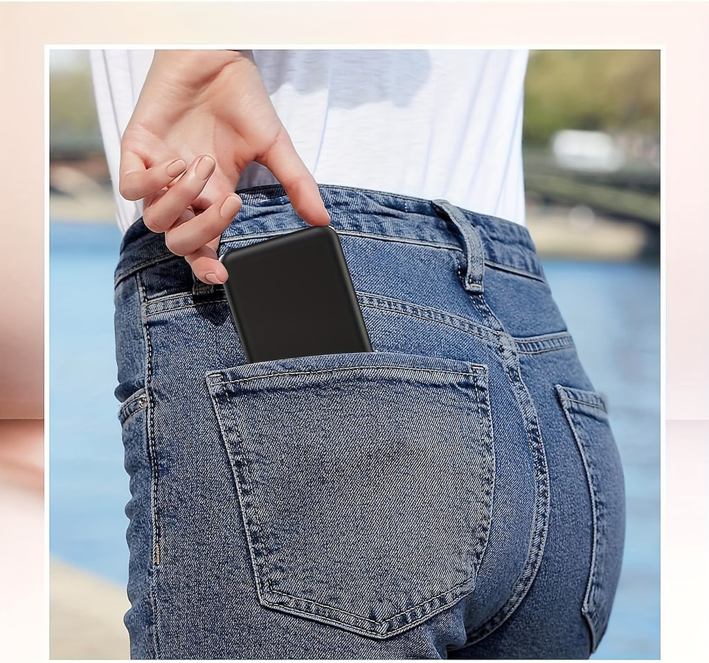 LED Pocket Makeup Mirror - Double-Sided, 1X/3X Magnified, Compact, Portable, Folding, Hand-Held, Small, Lighted Mirror with Wallet Design for Travel, Gift, and Everyday Use