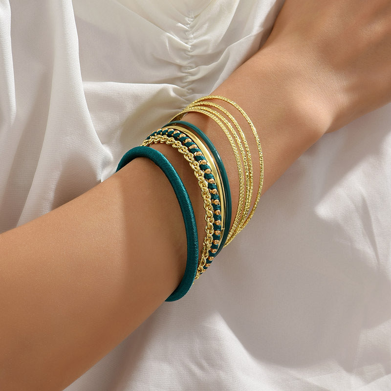 Boho Style Bangle Bracelet Special Large Bangle Set For Women &   9 Pcs