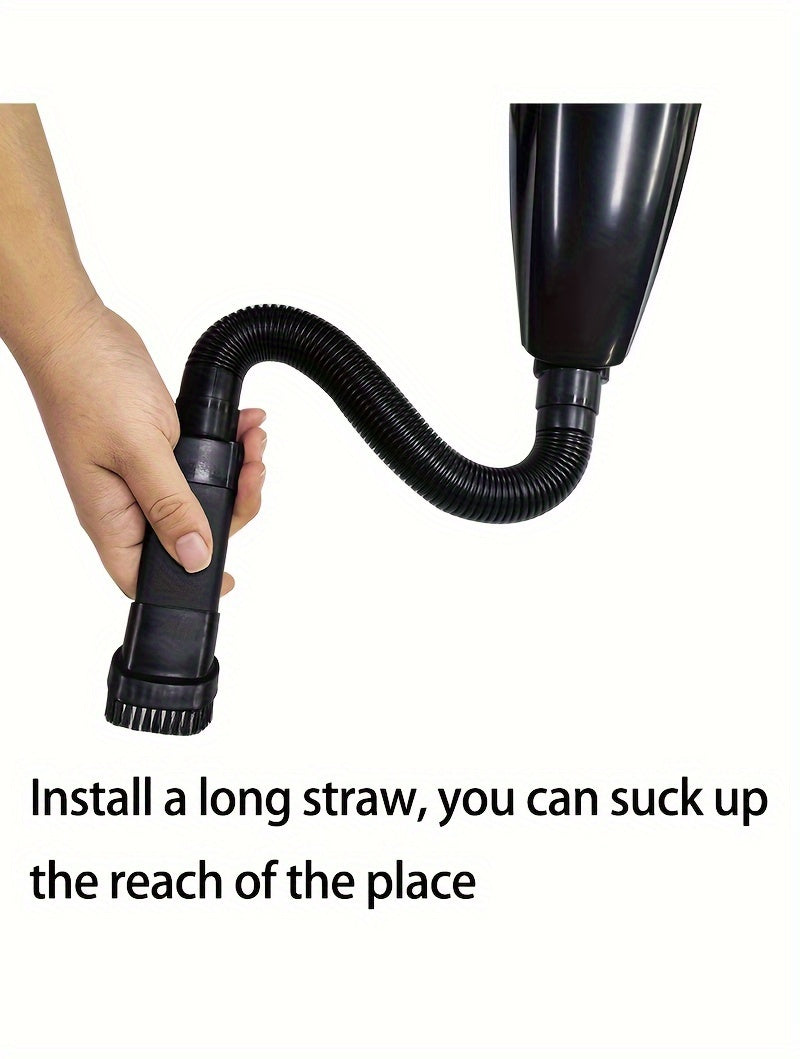 Car Vacuum Cleaner for Home Use, Large Suction Powerful Powerful Vacuum Cleaner for Car, Small Car Interior Vacuum Cleaner, Dry and Wet Dual-Use, Without Battery