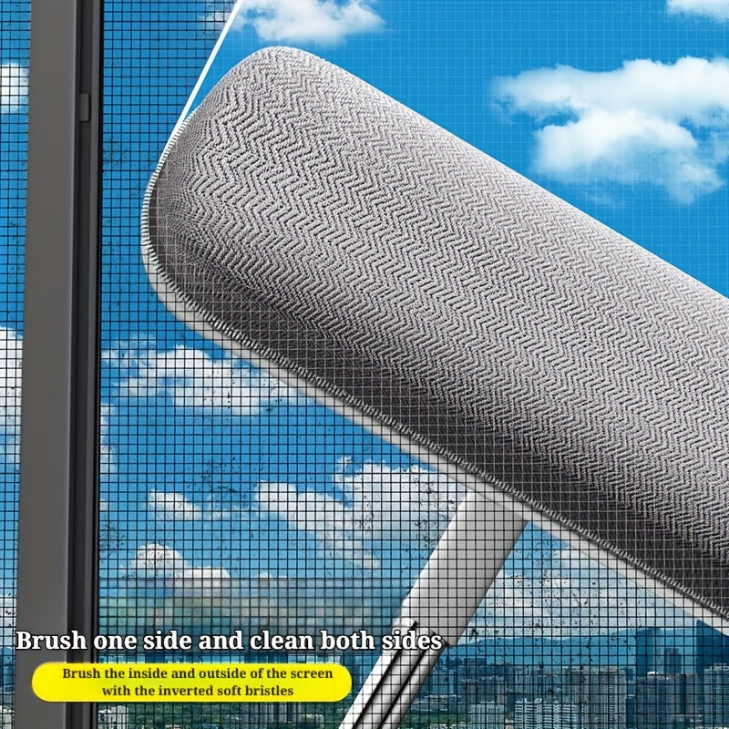 [Magical Window Cleaning Brush] Extendable Magical Window Cleaning Brush, Reusable Pet Hair Removal Tool | Screen Cleaning Brush, Home Door and Window Cleaning Supplies, Halloween/Christmas Gifts