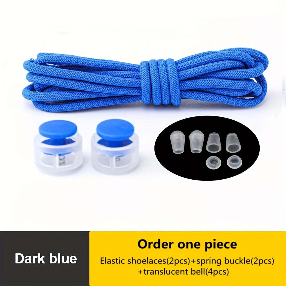 [Elastic Spandex Shoelaces] 1 Pair of Elastic Spandex Shoelaces - Universal Adult 100cm Length, Lazy Tie-Free Suitable for Sneakers