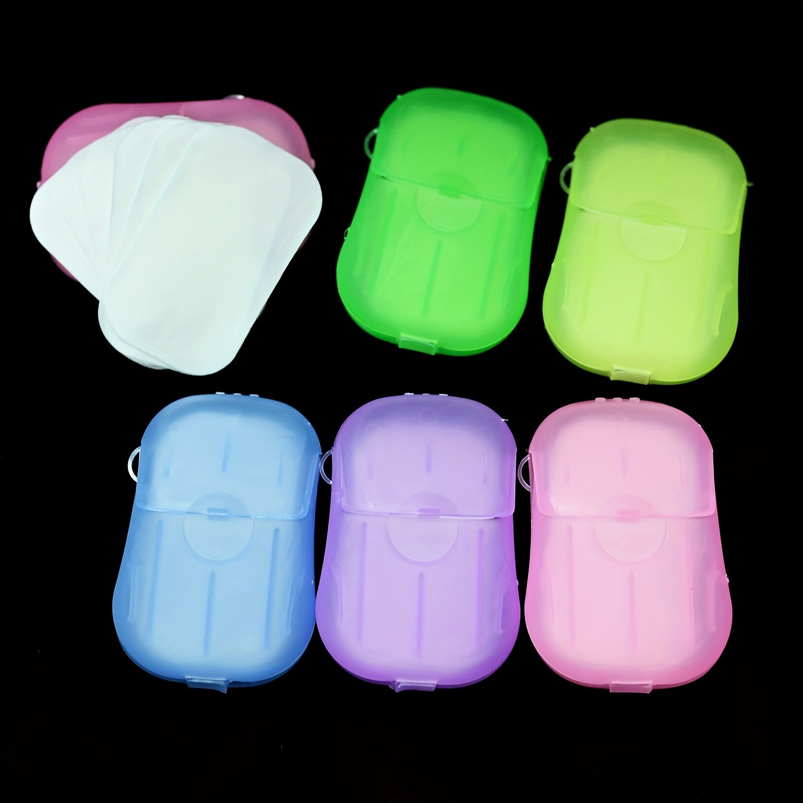 1 Box/4 Boxes, Disposable Soap Bars, Boxed Portable Hand Washing Tablets, Mini Soap Sheets for Travel