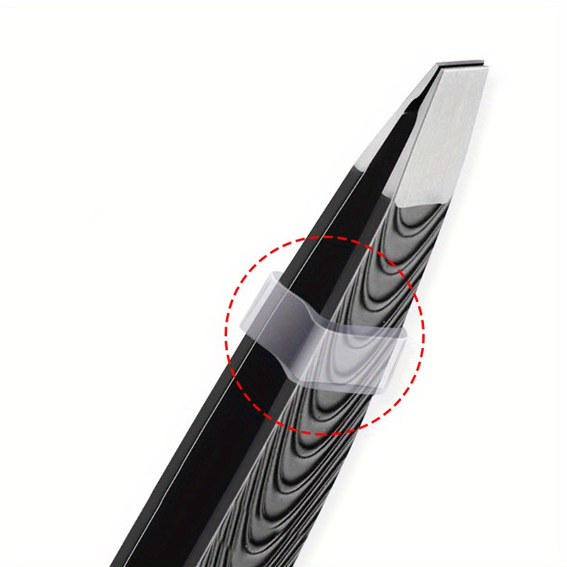Precision Tweezer Hair Plucker for Men and Women - Slant Tip for Easy Hair and Eyebrow Grooming - Black