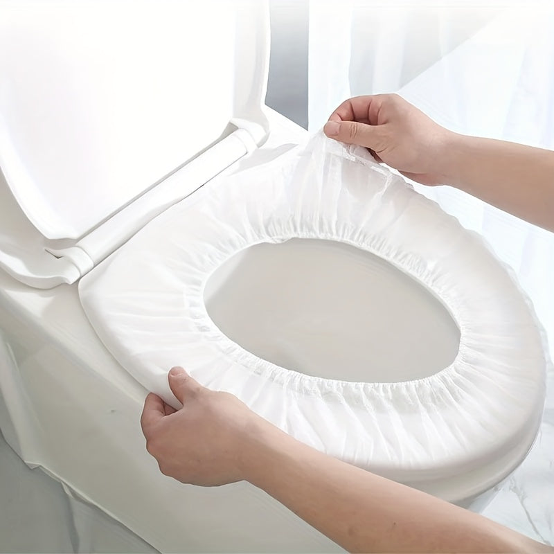 10/20PCS Disposable Toilet Seat Cover, Portable Toilet Seat Cover For Business Travel, Essential Travel Accessories For Airplanes And Camping, Bathroom Accessories, Toiletries, Teen Gifts