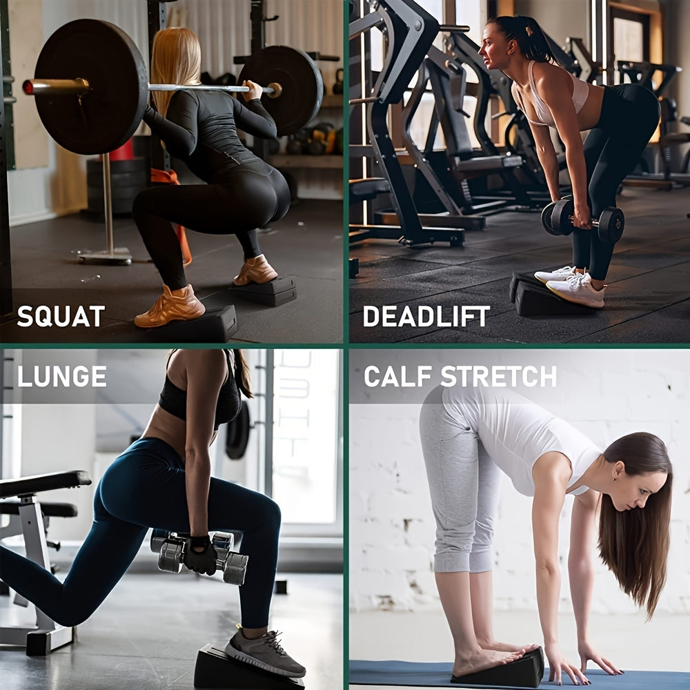 Power Up Your Workouts with the Foot Pad Assist Power Board - Perfect for Squats, Deadlifts, Incline Training & Calf Exercises!