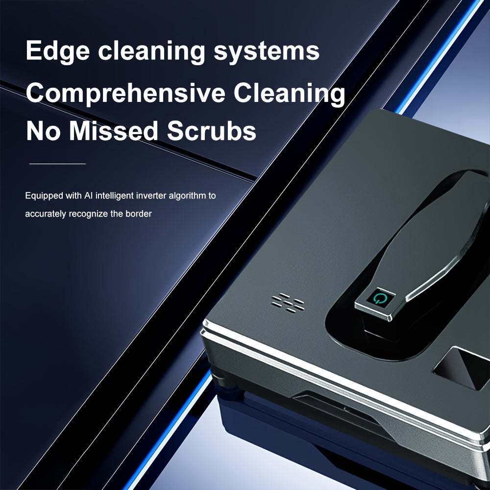 An Intelligent Window Cleaning Robot, Fully Automatic Glass Cleaning Machine, PURUIKAI Automatic Window Cleaning Machine Glass Cleaning Robot, Remote Control Electrically Planned Window Cleaning Artifact HCR-21.