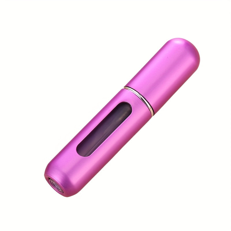 NEW Colorful 5ML Mini Portable Travel Perfume Spray Empty Travel Aftershave Fashion Aluminum Star Shape Bottle Self Pump Bottom Glass Perfume Cosmetics Sprayer